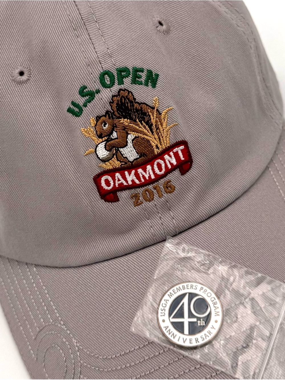 2016 U.S. Open, Oakmont, Golf Hat w/ Ball Marker, USGA Member, One-Size, NWOT